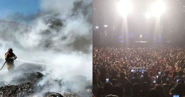 Incendio en basurero de Guanajuato ya es nivel 4; hoy emiten medidas tras concierto de Siddartha