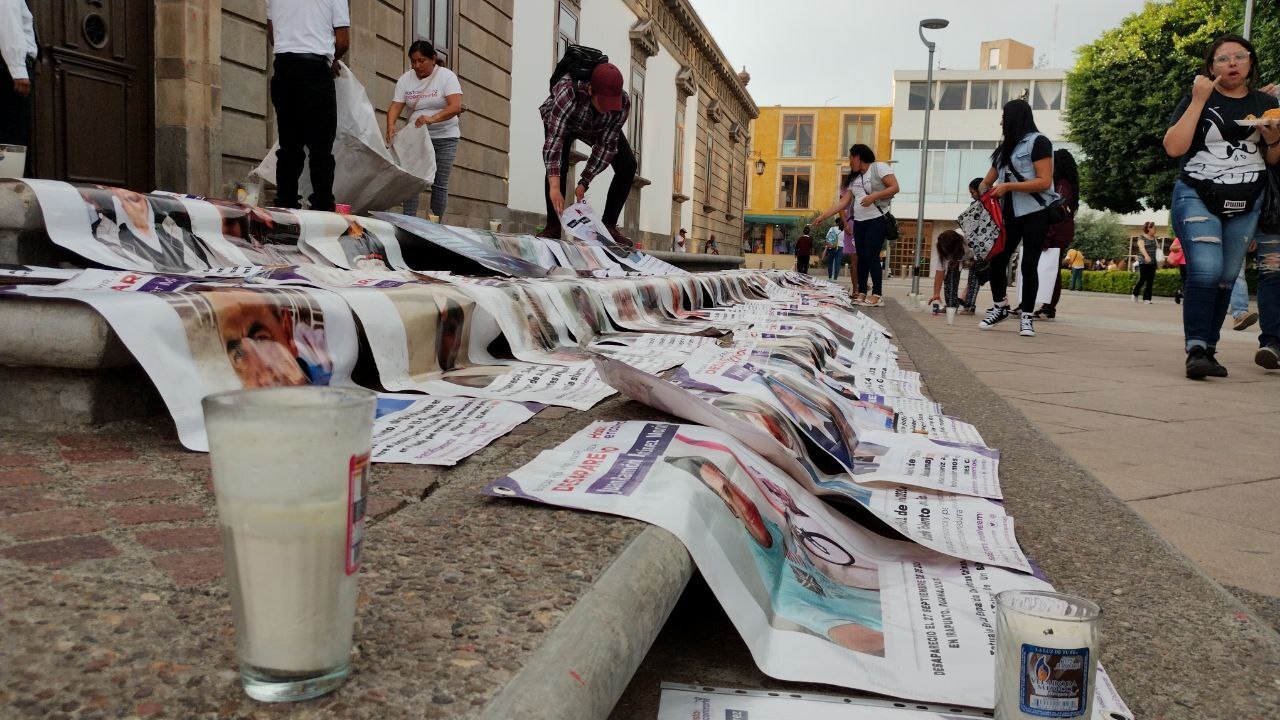 “Nada que festejar”, claman buscadoras de Hasta Encontrarte en manifestación en Irapuato 