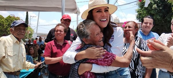 Libia García niega estar en campaña durante su recorrido por Guanajuato; 'solo hago mi trabajo' 