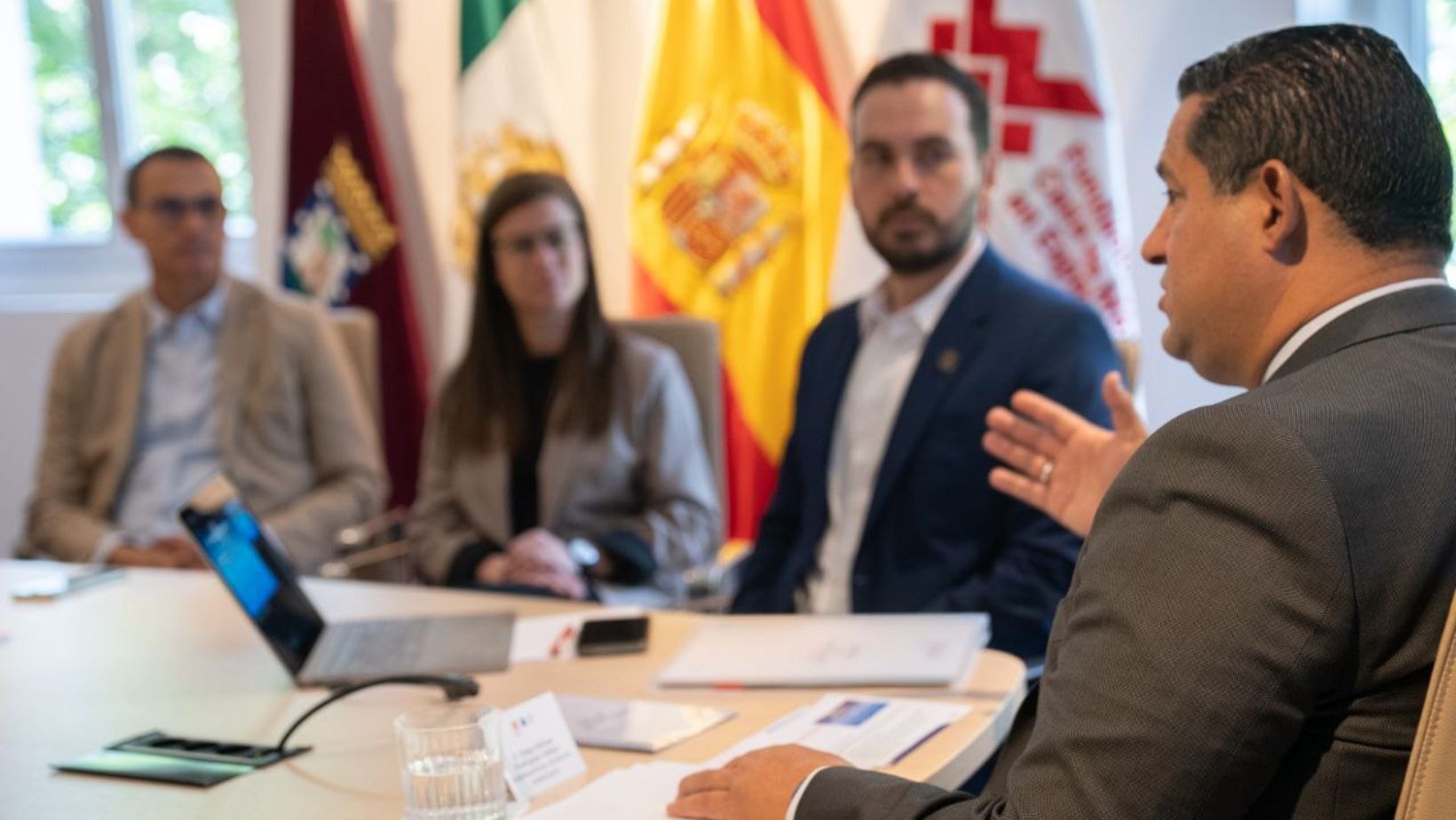 Presenta gobernador Diego Sinhue, en España, futuro innovador de Guanajuato