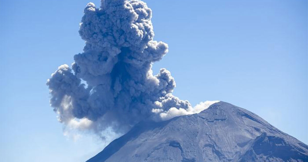 Volcán Popocatépetl se toma un descanso y no presenta explosiones este jueves