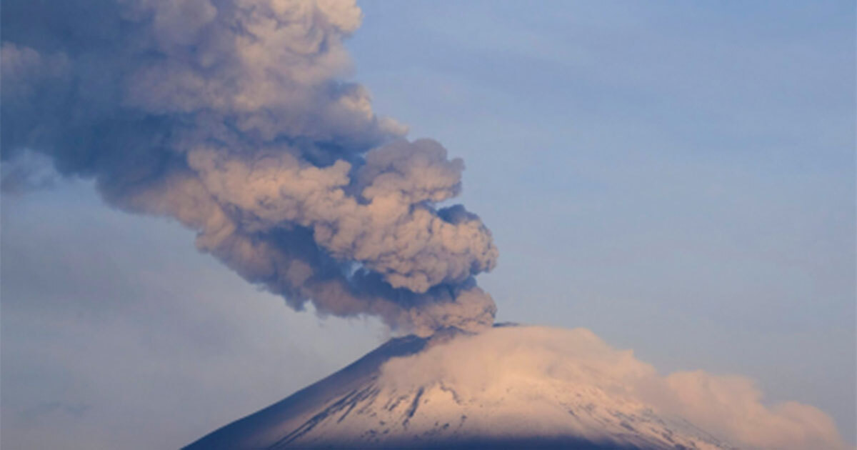 Popocatépetl: Así se ve de cerca el cráter del volcán desde un dron de la Semar 