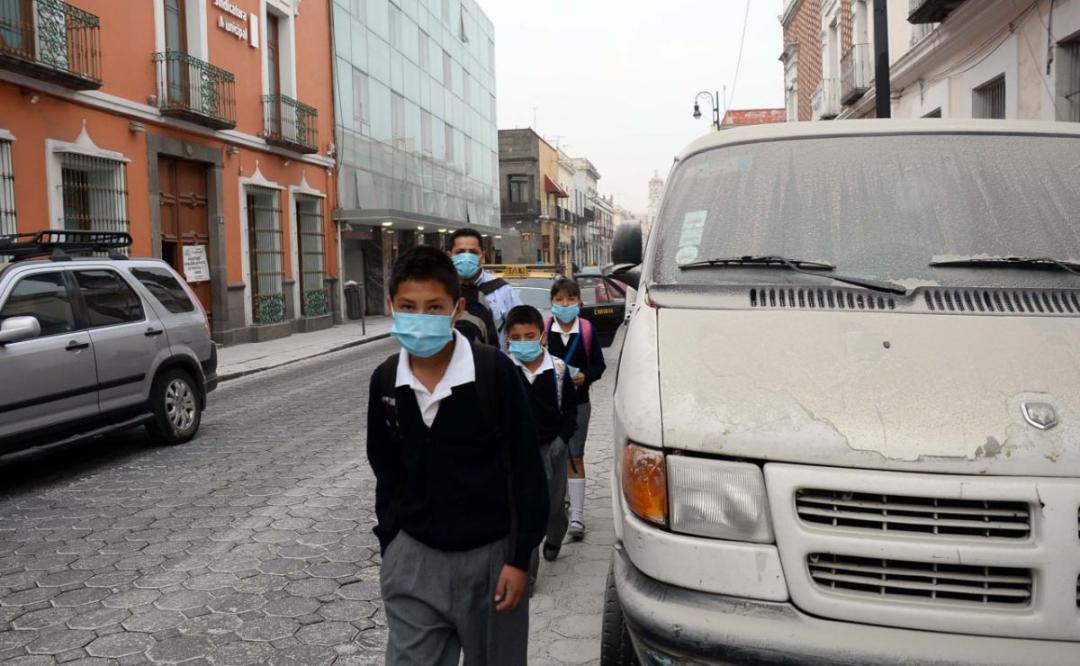 Baja actividad del “Popo“ permitirá reanudar clases presenciales en Puebla desde el lunes  