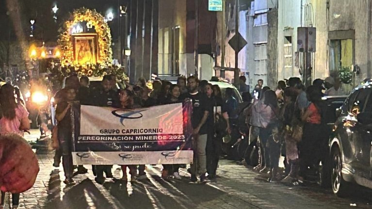 Mineros de Guanajuato capital peregrinan con fervor y tradición 