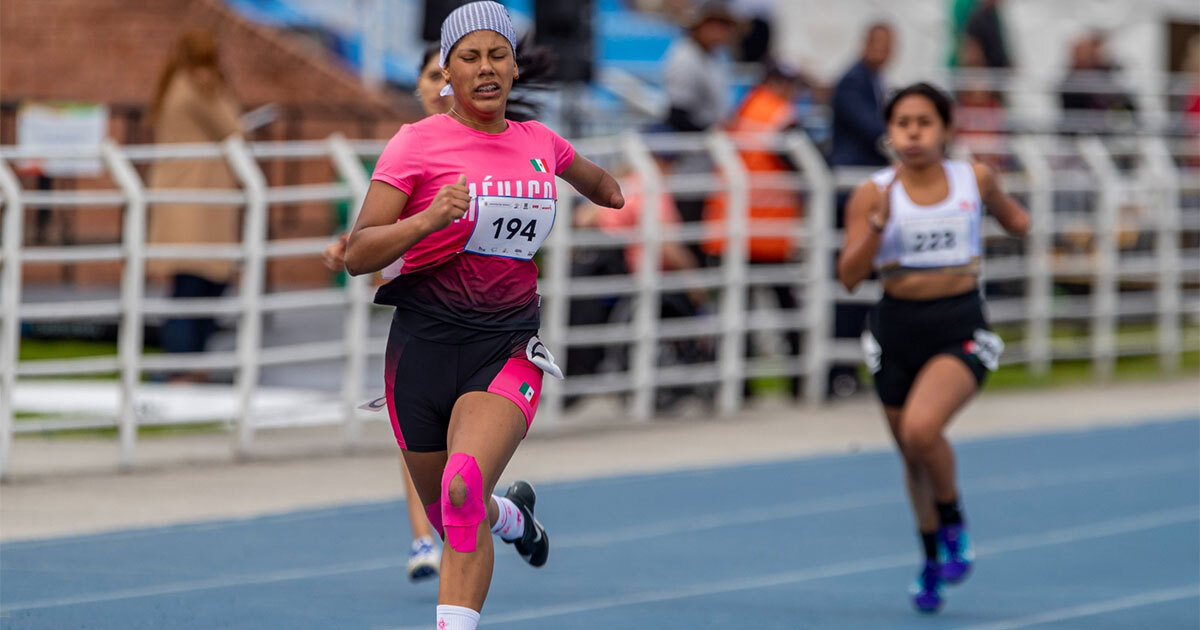 Regina Gómez, velocista de León, debuta en Parapanamericanos y logra oro