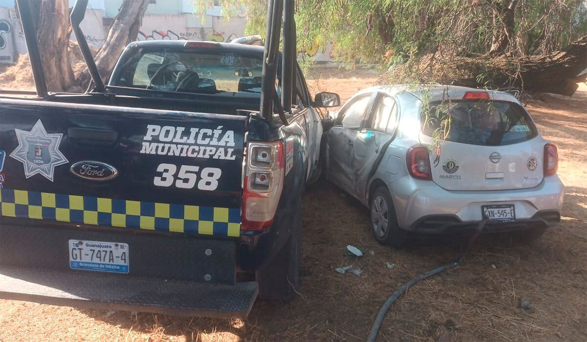 Exigen ayuda para conductor de Uber chocado por Patrulla de León; tardará en sanar