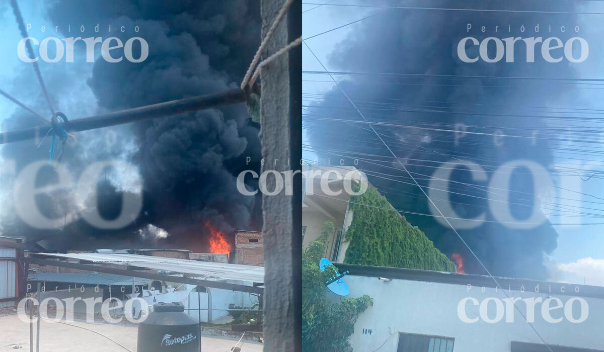 Incendio en Fracciones El Granjeno, León consume al menos dos bodegas 