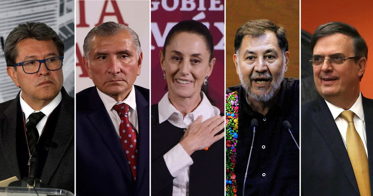 'Corcholatas' de Morena completan su registro como aspirantes a la candidatura de 2024