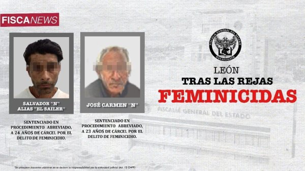 Más feminicidios en León: Salvador y José Carmen golpearon a sus parejas durante años hasta matarlas