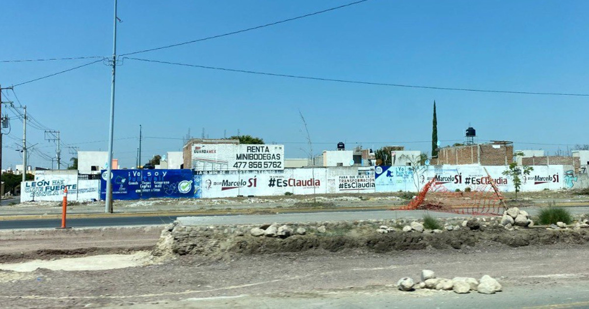 Guanajuato está tapizado de bardas con publicidad política... pero partidos se deslindan