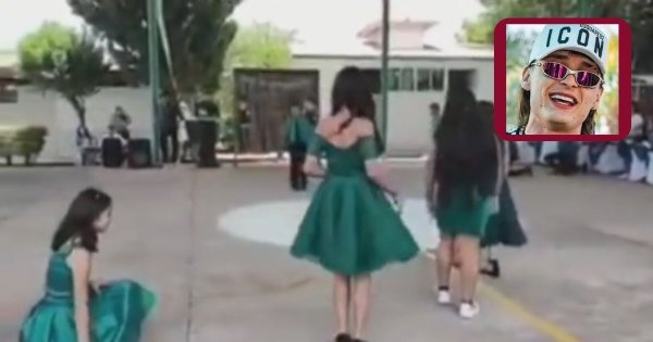 Estudiantes bailan canción de Peso Pluma como vals en su graduación; 