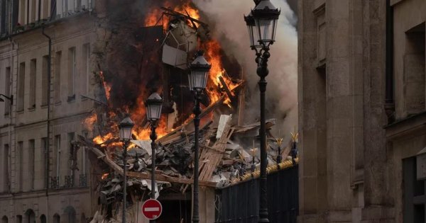 Explota edificio en Paris y deja 16 heridos; investigan posible fuga de gas 