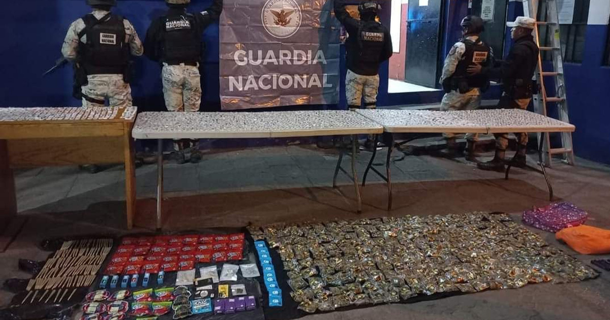 Decomisan miles de dosis de drogas en un local comercial en avenida Santa Fe en Guanajuato