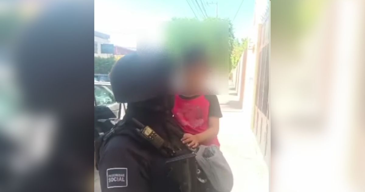 Policías de Celaya encuentran a menores desaparecidos, ya están a salvo con sus familias 