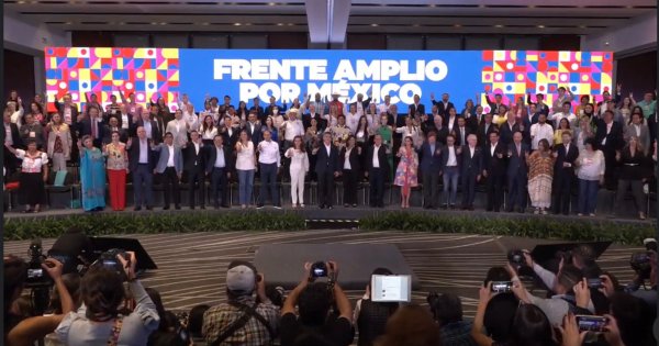 PAN, PRI y PRD crean el Frente Amplio por México para elegir a su candidato presidencial