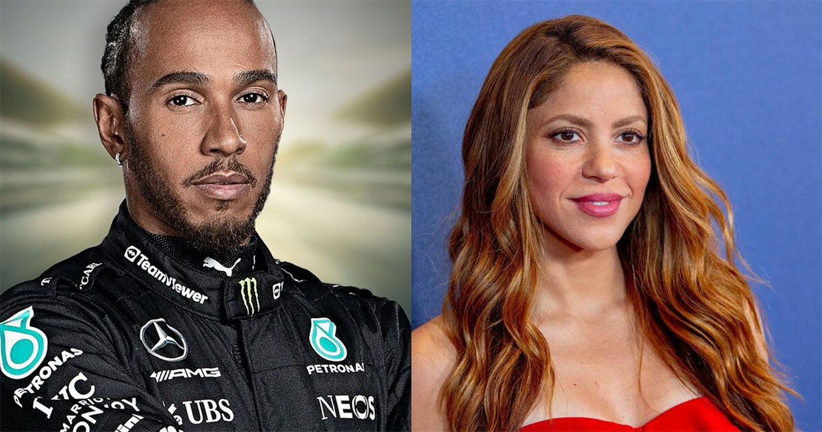 Shakira regresa a la F1 para ver a Lewis Hamilton en el GP de Reino Unido y aviva rumores de posible relación 