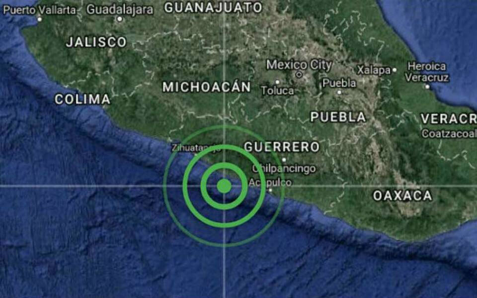 Sismo hoy 16 de julio: Registran temblor de 5.2 en Guerrero; imperceptible en la CDMX 