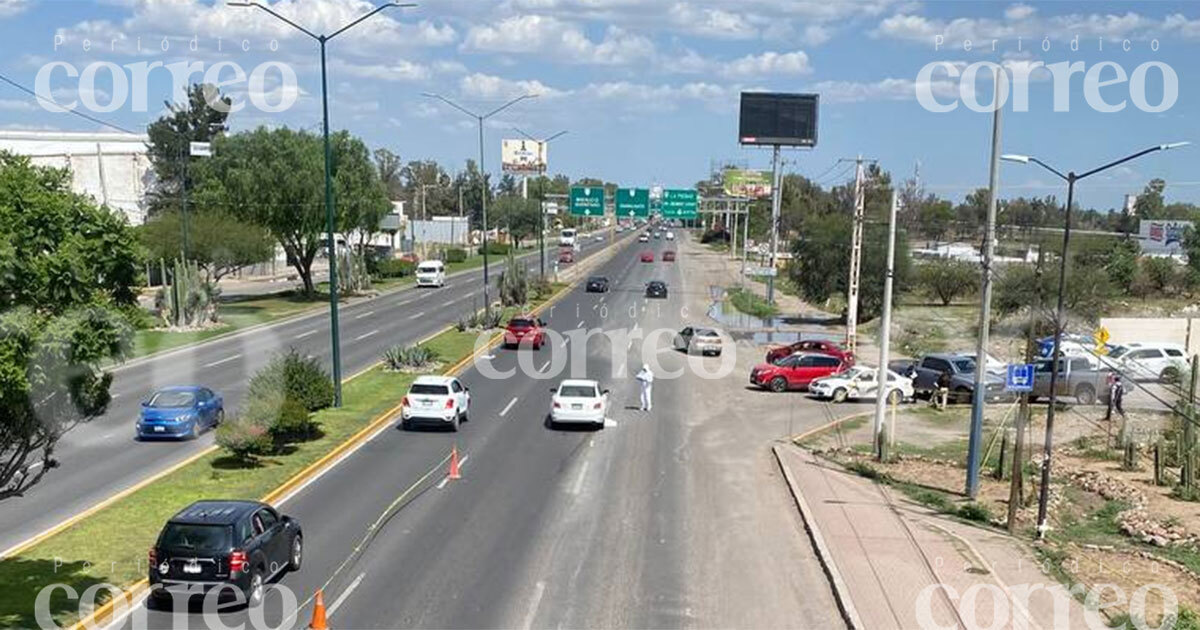 Hombre muere atropellado en la carreta frente a la colonia Miguel Hidalgo en Pénjamo