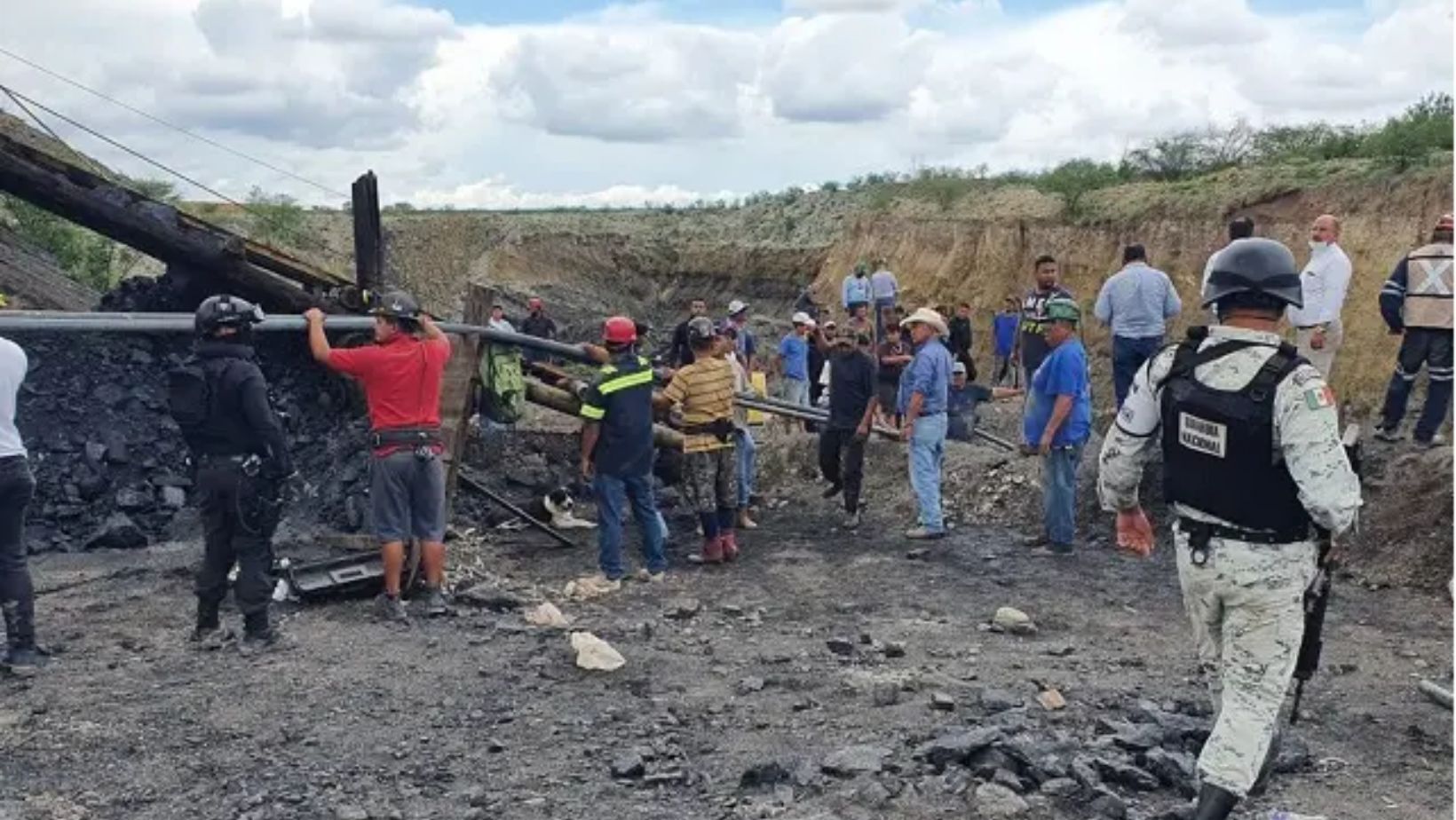 Accidente en mina de carbón en Coahuila deja dos trabajadores fallecidos