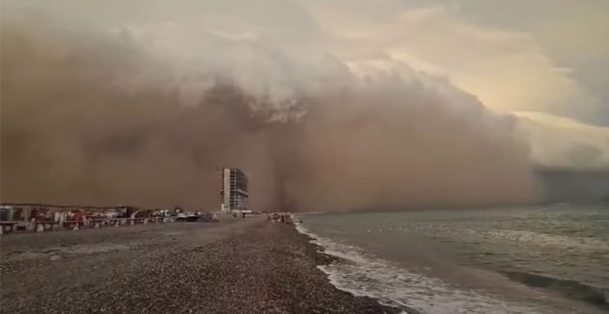 Tormenta de arena en Sonora: así fue el impresionante fenómeno en Heroica Guaymas