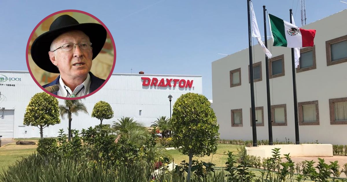 Embajador Ken Salazar celebra plan de reparación para trabajadores de Draxton en Irapuato