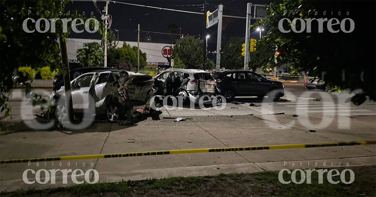 León: Familia va a cenar en colonia Valle del Campestre y termina en fatal accidente dejando un muerto