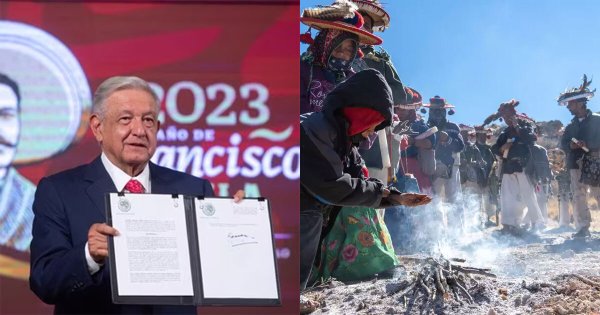 ‘Por cuestión de principios’ AMLO firma decreto para salvaguardar sitios sagrados indígenas