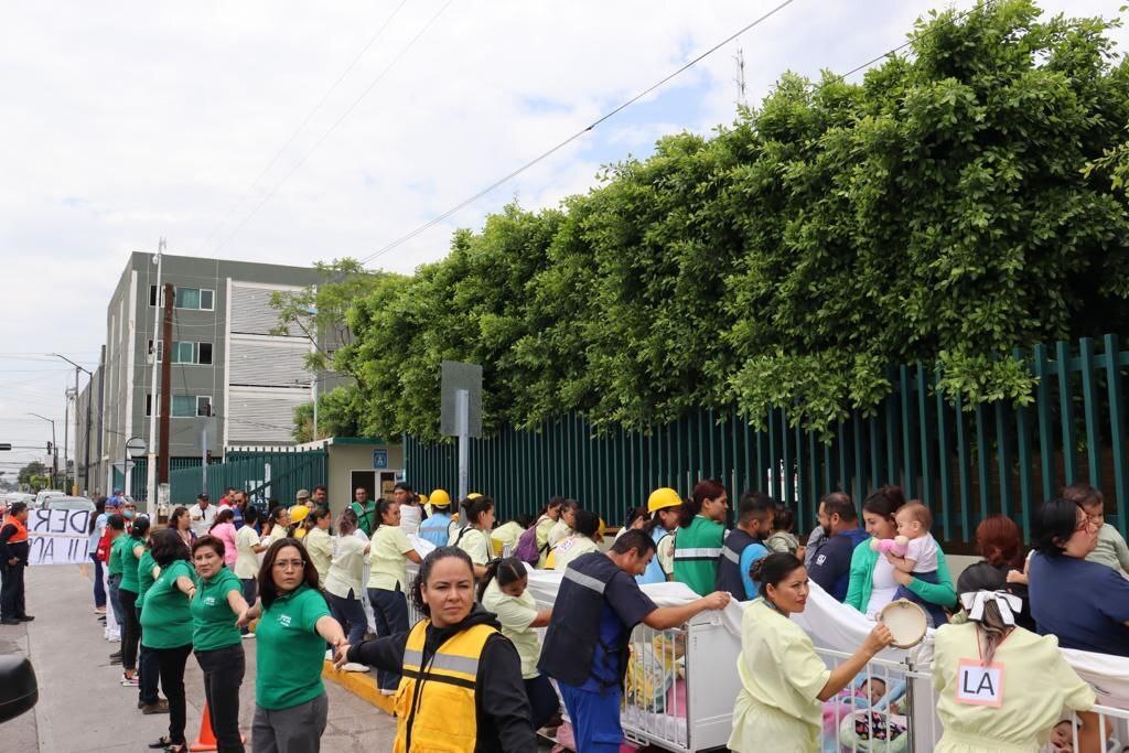 Guardería del IMSS en Celaya realiza simulacro ante posibles situaciones reales de emergencia o desastre