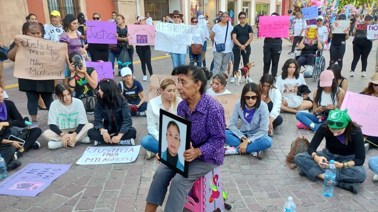 Madre de Milagros encabeza marcha para pedir justicia por su asesinato, en León