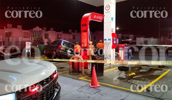 Presunto policía de Irapuato ebrio atropella a niño de 10 años en gasolinera