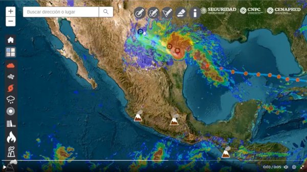 SMN alerta a varios estados de México por Tormenta Tropical 'Harold' 