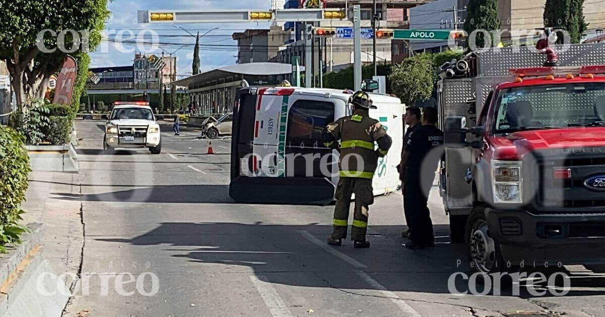 Venía de Irapuato paciente que murió en choque de ambulancia en León