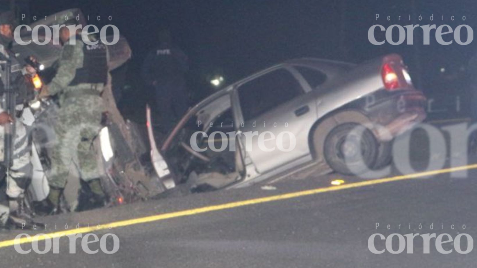 Accidente entre particular y Guardia Nacional deja ocho lesionados en Pénjamo