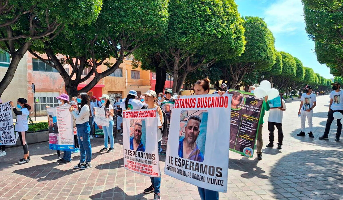 Día contra la desaparición forzada: buscadoras de Guanajuato marchan para visibilizar su dolor