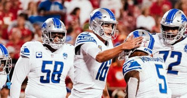 Detroit Lions se imponen y logran la victoria ante los Kansas City Chiefs en el Kickoff 2023 de la NFL 