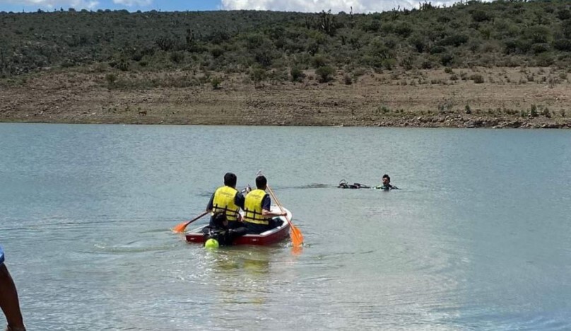 Buscan a jóvenes ahogados en presa Paso de Vaqueros en San Luis de la Paz