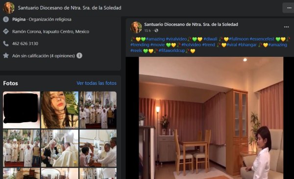 Llenan de videos para adultos el facebook de templo en Irapuato, Guanajuato; denuncian hackeo 