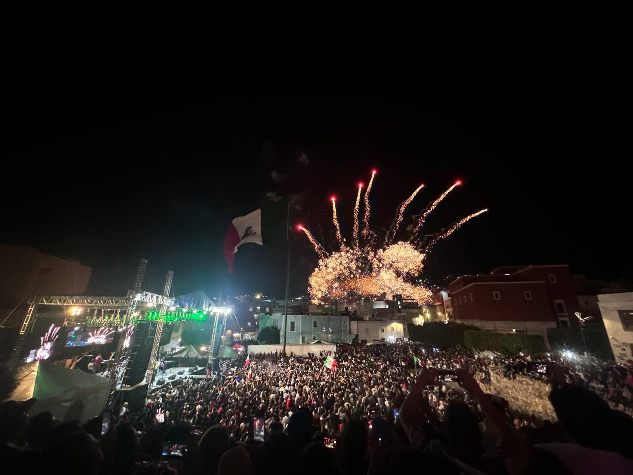 ¡Viva México! Así se viven los festejos del Grito en Guanajuato 