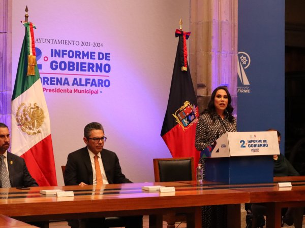 Lorena Alfaro destaca avances en salud y transparencia en finanzas durante su segundo informe en Irapuato  