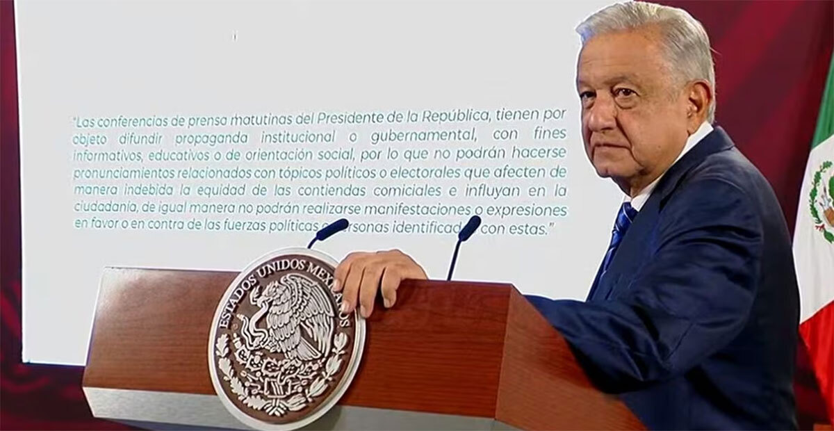 AMLO acatará orden del INE sobre mañanera: “si están a favor de la corrupción, no vean la conferencia“