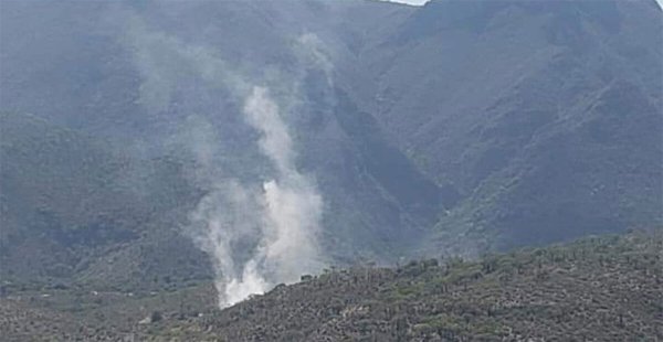 Incendio en basurero de Xichú vuelve a arder, ¿podría extenderse a la ciudad? Esto dice Protección Civil 