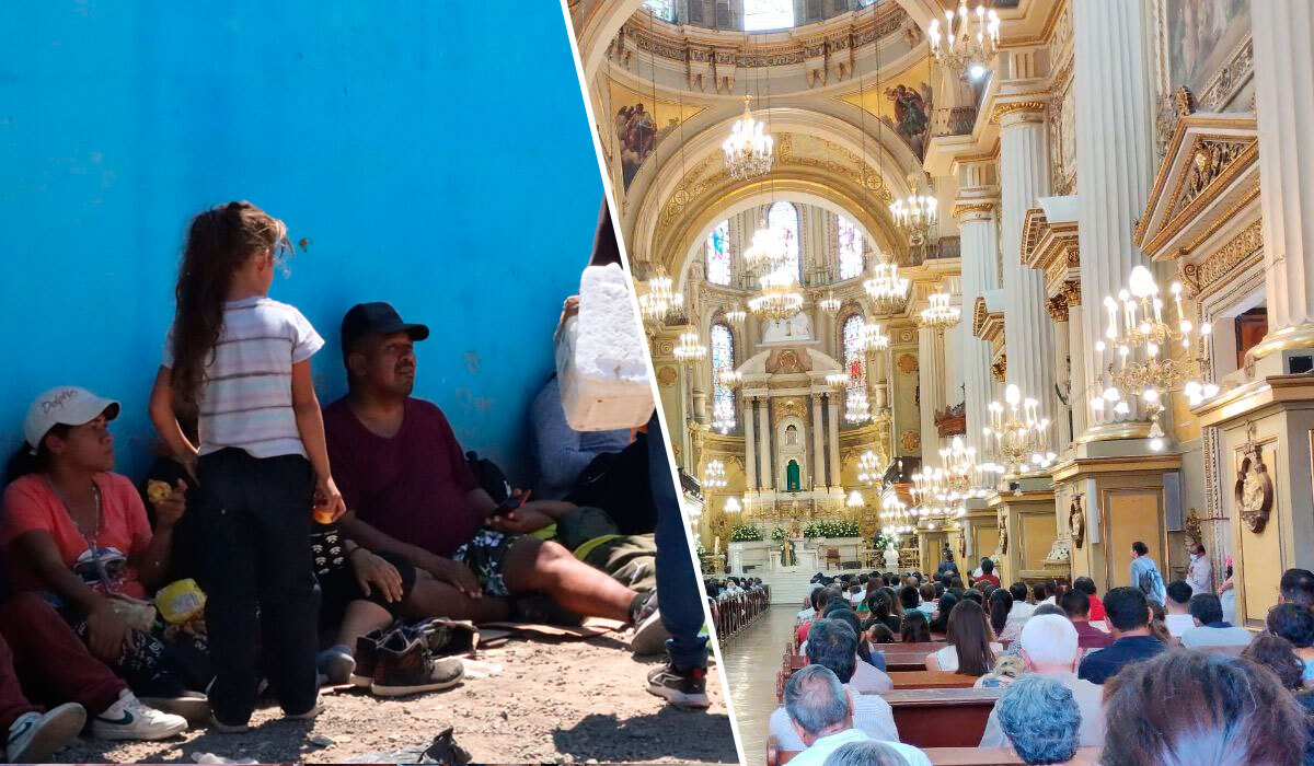 Ofrecen misa en la Catedral de León por migrantes en Irapuato 