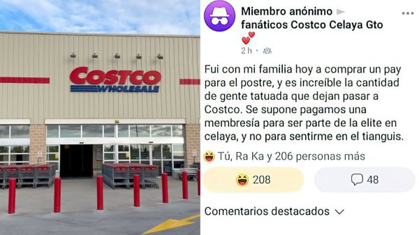 Usuario se enoja porque hay personas tatuadas en Costco de Celaya: 