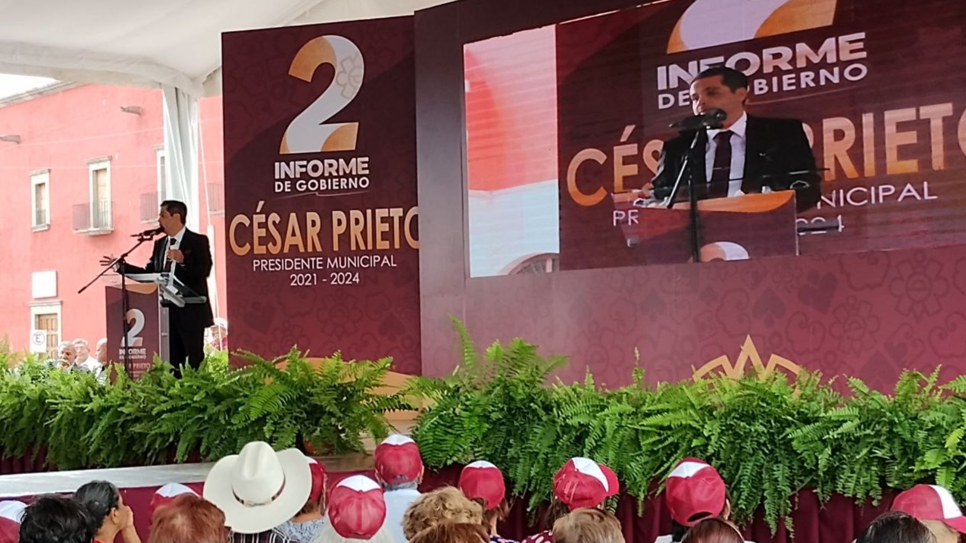 César Prieto rinde su segundo informe en Salamanca con ausencia del PAN y PT