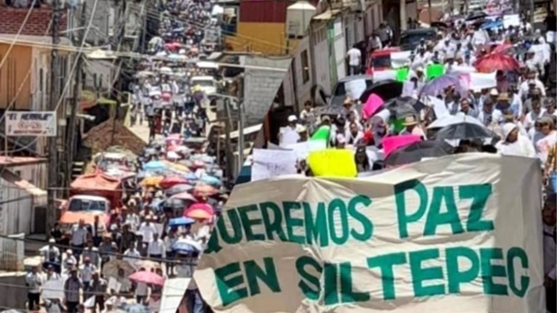 El narco en Chiapas: miles de personas marchan y piden sacarlos de su territorio