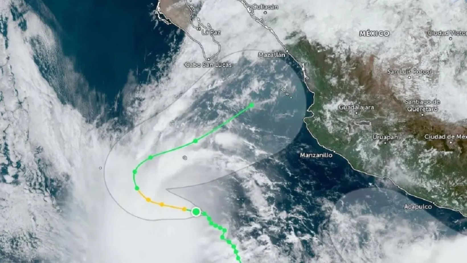 ¿Qué impacto tendrán los ciclones 'Max' y 'Lidia' en las costas mexicanas del Pacífico?