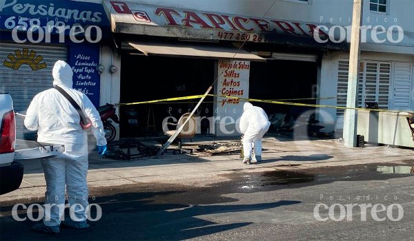 Muere joven extranjero en incendio de tapicería en León