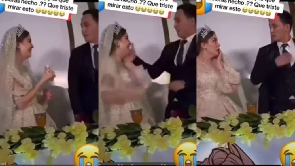  Novio golpea a novia en plena boda, la historia tras el indignante video