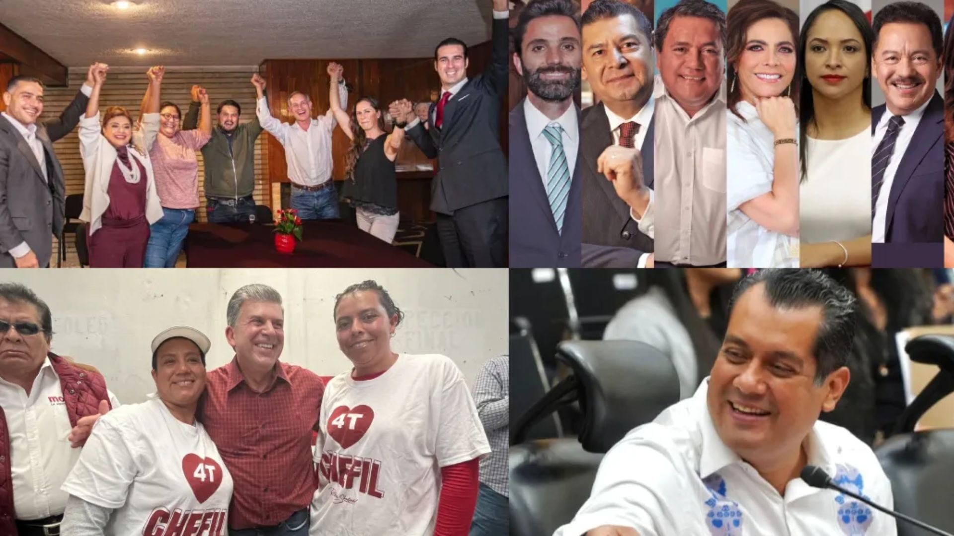 Estos son los finalistas para candidatura a gubernaturas de Morena