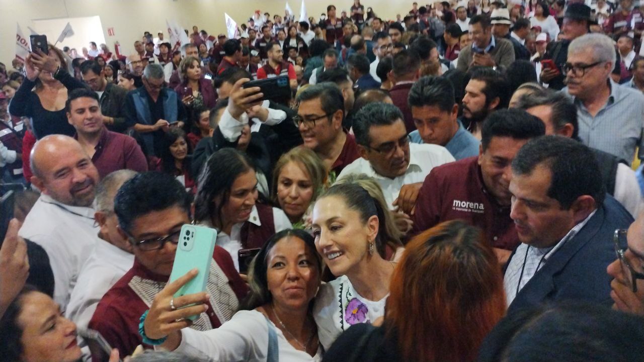 Claudia Sheinbaum visita Guanajuato dispuesta a ganar el estado para Morena